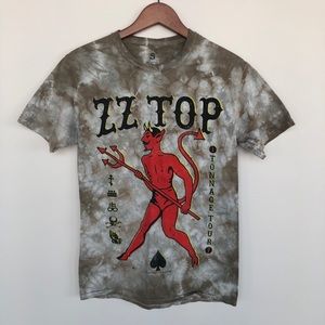 Tie dye ZZ Top t-shirt